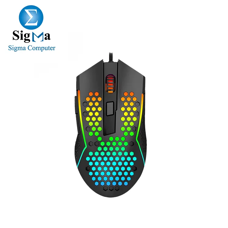 REDRAGON M987-K REAPING Lightweight Honeycomb Gaming Mouse 55G     12 400 DPI   Black